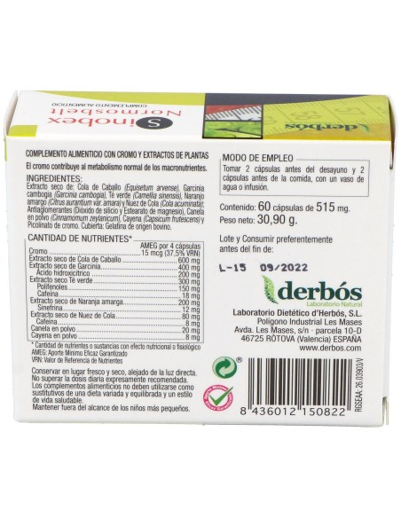 Derbos Sinobex 60Cáps