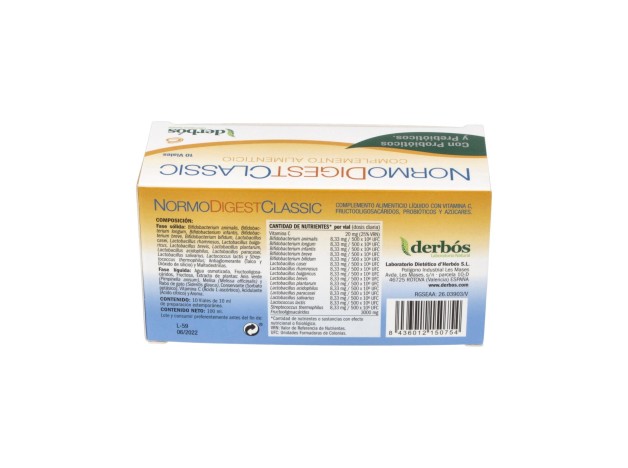 Derbos Normodigest Classic 10 Viales