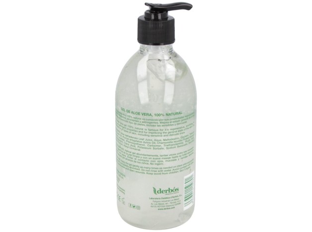 Derbós Gel Aloe Vera 100% Natural 500Ml