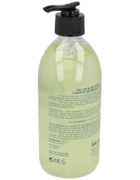 Derbos Gel Aloe Vera Con Argán 500Ml