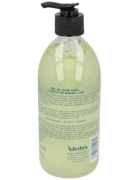 Derbos Gel Aloe Vera Con Argán 500Ml