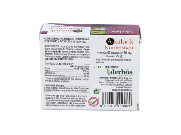 Derbos A-Kalorik 60Cáps