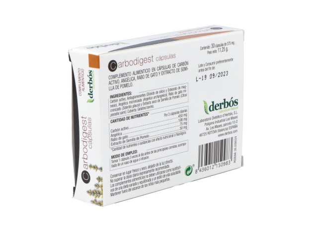 Derbos Carbodigest 30Cáps