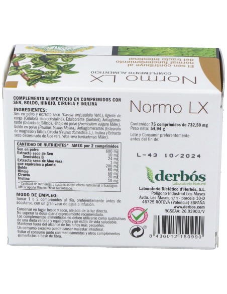 Derbos Normo Lx 75Comp