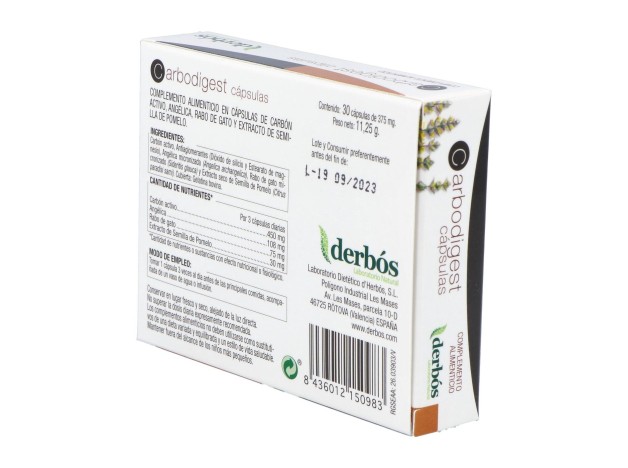 Derbos Carbodigest 30Cáps