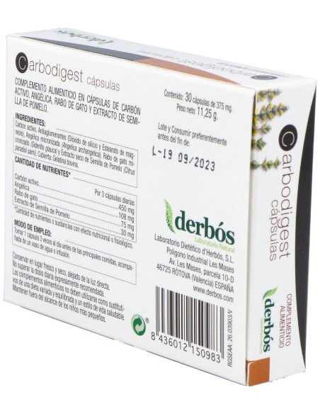 Derbos Carbodigest 30Cáps