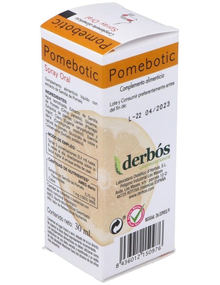 Derbós Pomebotic Spray Oral 30Ml