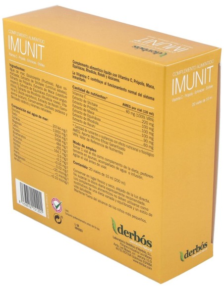 Derbos Imunit 20 Ampollas