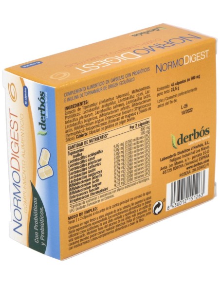 Derbos Normodigest 45Cáps