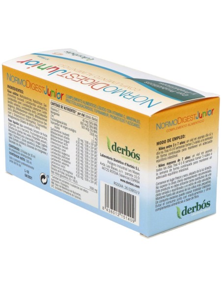 Derbos Normodigest Junior 10 Viales