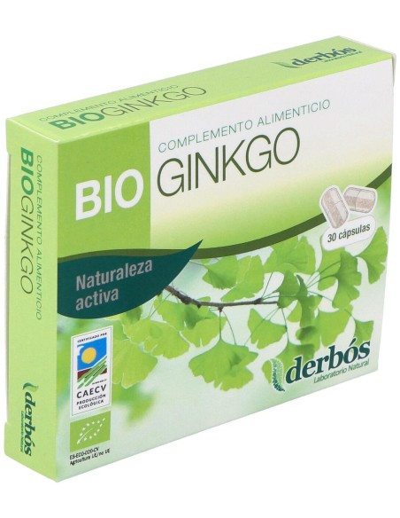 Derbós Bio Ginkgo Biloba 30Cáps