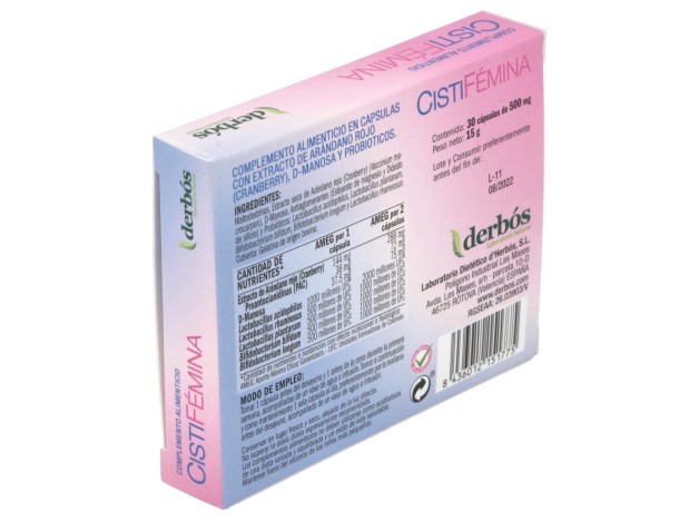 Derbos Cistifemina 60Caps