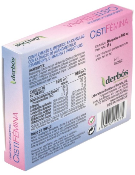 Derbos Cistifemina 60Caps