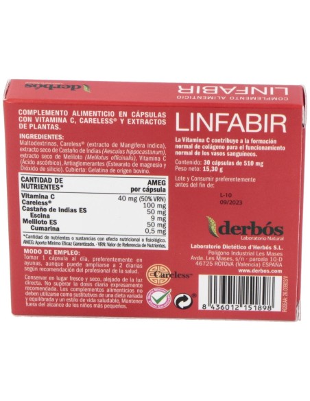 Derbos Linfabir 30Caps