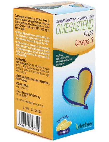 Omegastend Plus 60Perlas