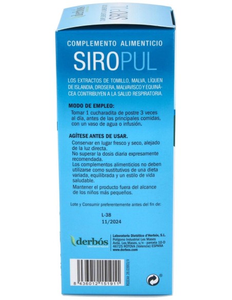 Siropul Jarabe 250Ml.