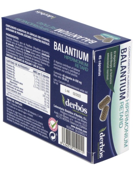 Balantium Hipermonium Retard 45Cap.