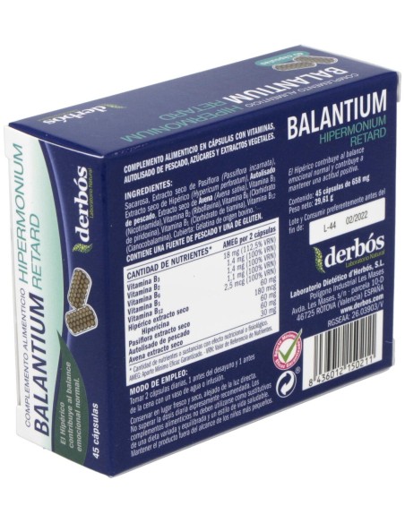 Balantium Hipermonium Retard 45Cap.