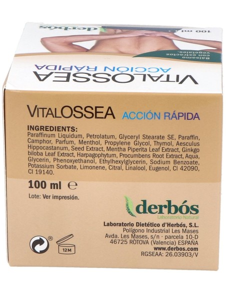 Derbos Vitalossea Acción Rápida 100Ml