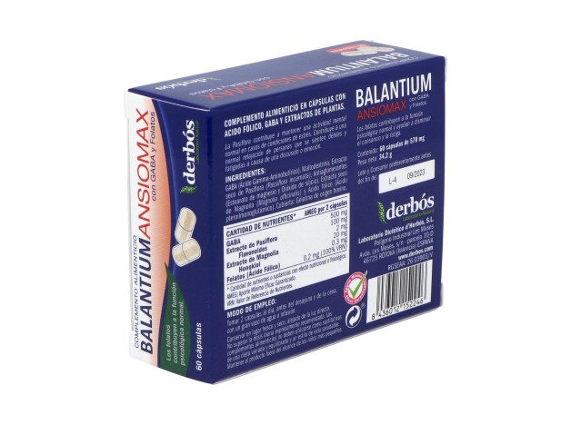 Derbos Balantium Ansomax 60Caps