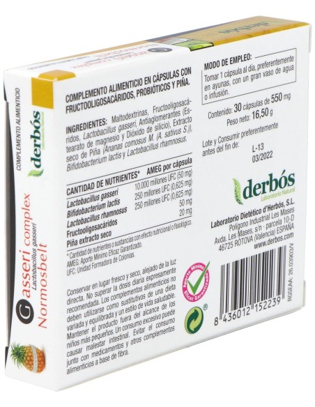 Gasseri Complex (Formula Mejorada) 30Cap.