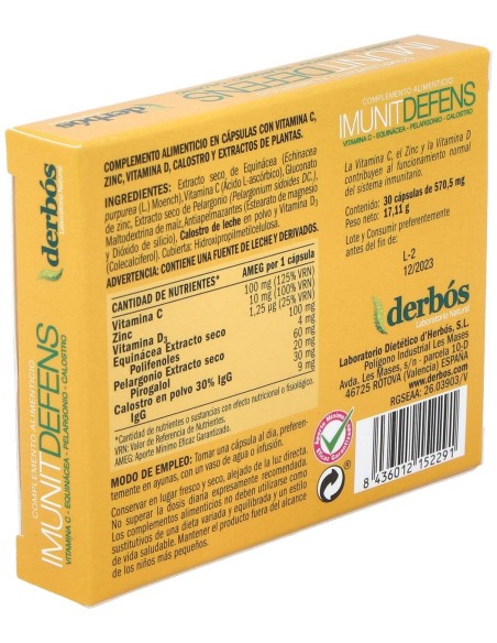 Derbos Imunitdefens 30 Caps