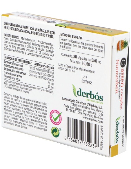 Gasseri Complex (Formula Mejorada) 30Cap.