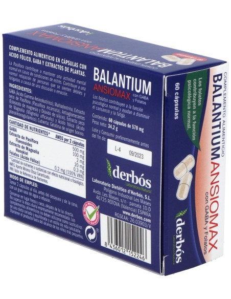 Derbos Balantium Ansomax 60Caps