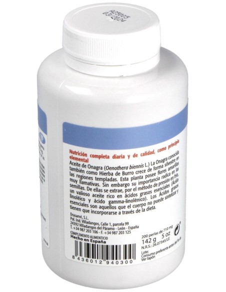 Drasanvi Aceite De Onagra 515Mg 200Perlas