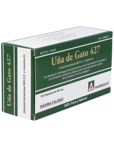 Fharmocat Uña De Gato 427 100Cáps