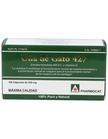 Fharmocat Uña De Gato 427 100Cáps
