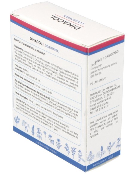 Mahen Dinadiet Dinacol, 30 Cápsulas