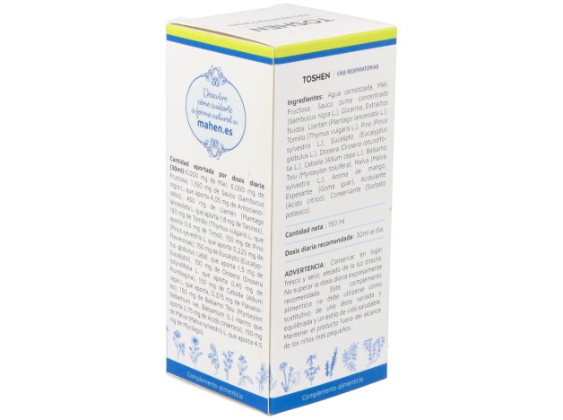 Mahen Toshen Jarabe 150Ml