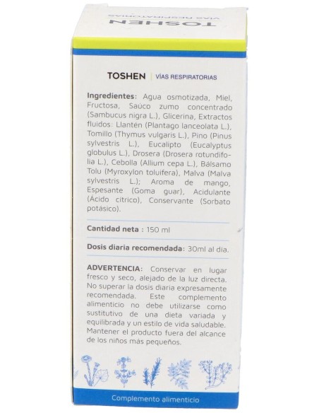 Mahen Toshen Jarabe 150Ml