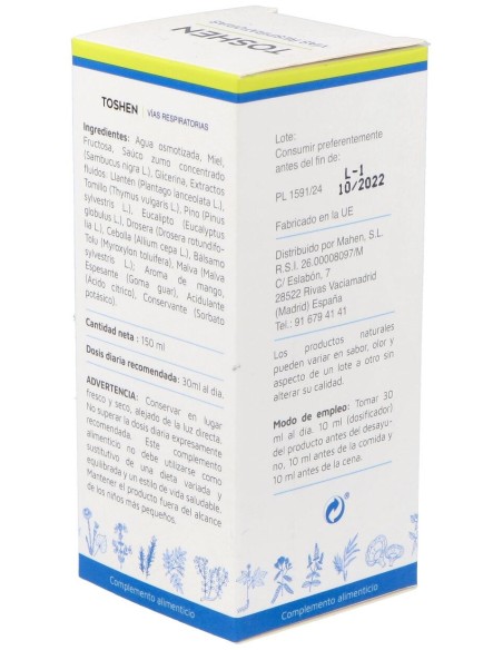 Mahen Toshen Jarabe 150Ml