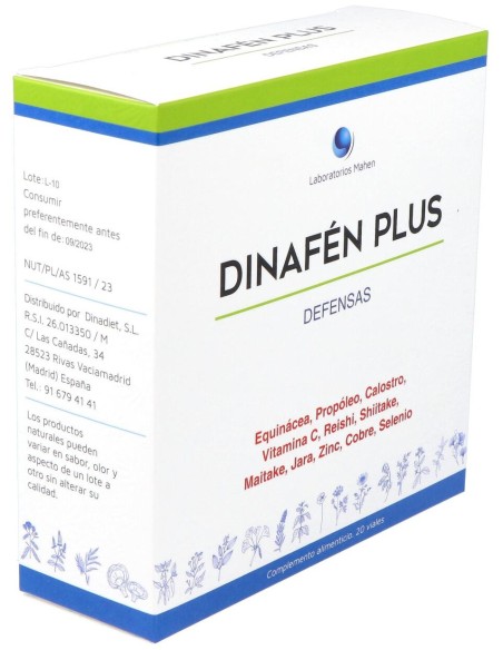 Dinafen Plus 20 Viales