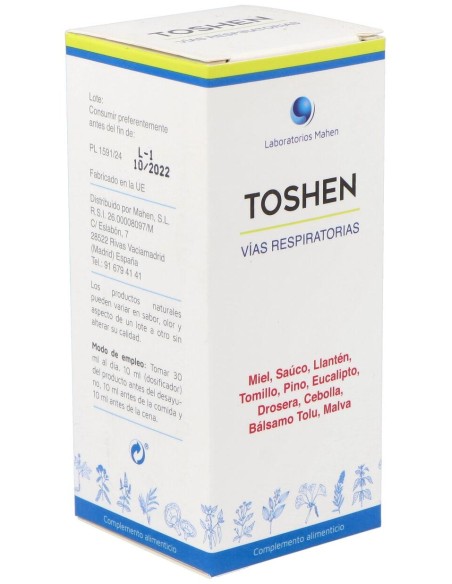 Mahen Toshen Jarabe 150Ml