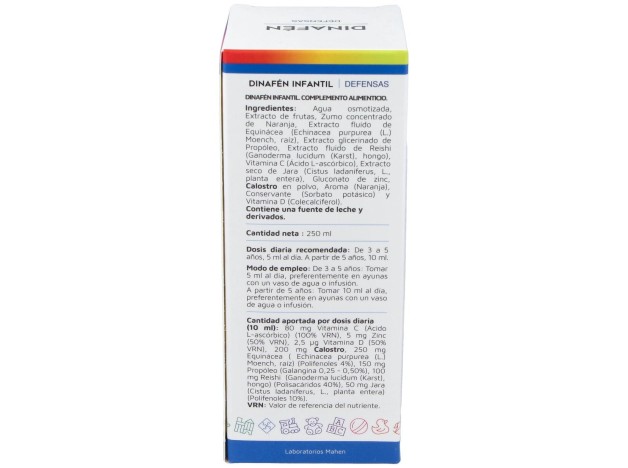 Mahen Dinafen Infantil Jarabe 250Ml