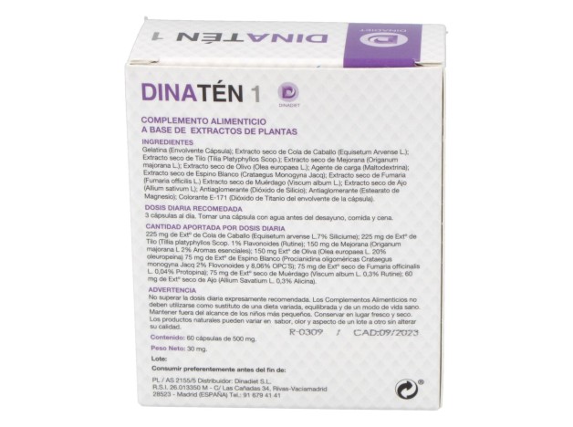 Dinadiet Dinaten 60Cáps