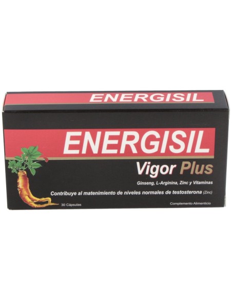 Energisil Vigor Plus (Ginseng+Arginina) 30Cap.