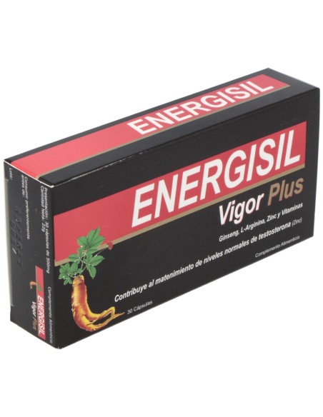 Energisil Vigor Plus (Ginseng+Arginina) 30Cap.