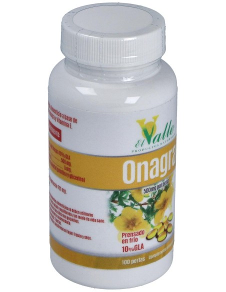El Valle Aceite De Onagra 500Mg 100 Perlas