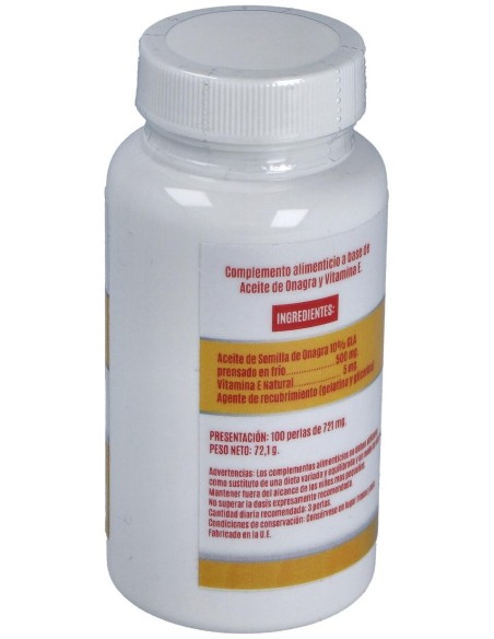 El Valle Aceite De Onagra 500Mg 100 Perlas