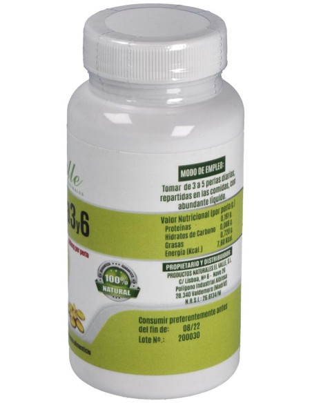 Omega 3 Y Omega 6 (A.De Borraja Y Salmon)120Perlas