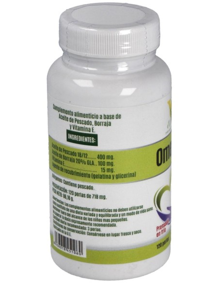 Omega 3 Y Omega 6 (A.De Borraja Y Salmon)120Perlas