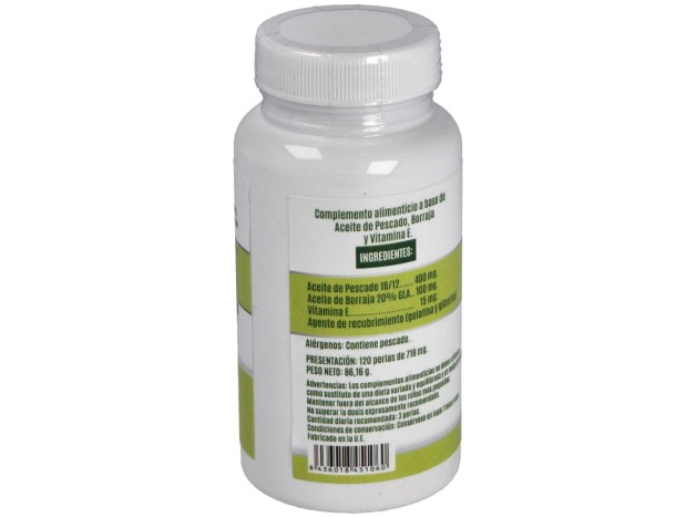 Omega 3 Y Omega 6 (A.De Borraja Y Salmon)120Perlas