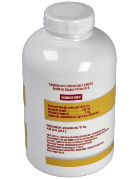 Aceite De Onagra 400Perlas