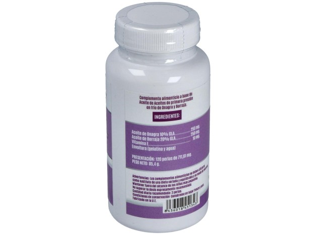 El Valle Onagra Borraja Vitamina E 120Caps