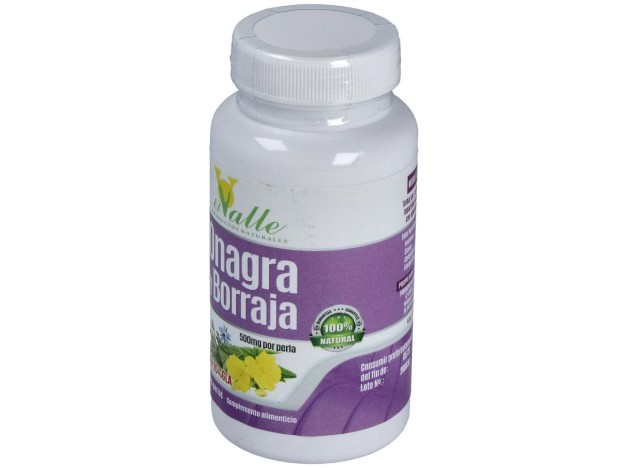 El Valle Onagra Borraja Vitamina E 120Caps