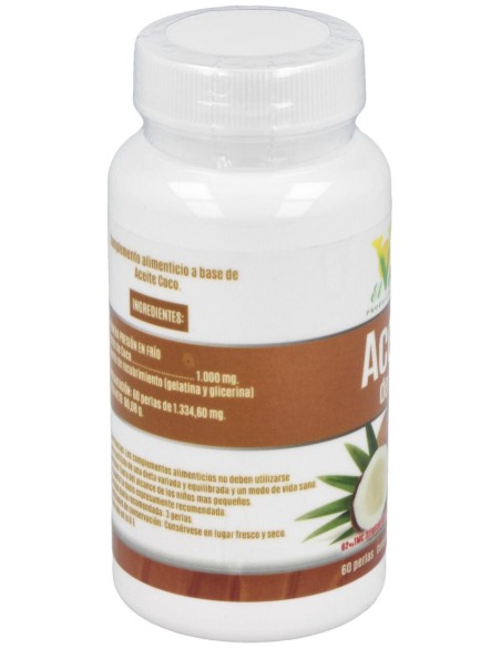 El Valle Aceite De Coco 60 Perlas